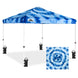 Easy Setup Straight Leg 10x10 Pop Up Canopy Tent Graphix Top w/ 100 sqft of Shade - Eagle Peak Custom Canopy Tent