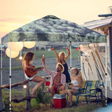 Easy Setup Straight Leg 10x10 Pop Up Canopy Tent Graphix Top w/ 100 sqft of Shade - Eagle Peak Custom Canopy Tent