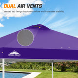Easy Setup Straight Leg 10x10 Pop Up Canopy Tent w/ 100 sqft of Shade - Eagle Peak Custom Canopy Tent