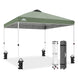 Easy Setup Straight Leg 10x10 Pop Up Canopy Tent w/ 100 sqft of Shade - Eagle Peak®