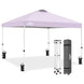 Easy Setup Straight Leg 10x10 Pop Up Canopy Tent w/ 100 sqft of Shade - Eagle Peak Custom Canopy Tent