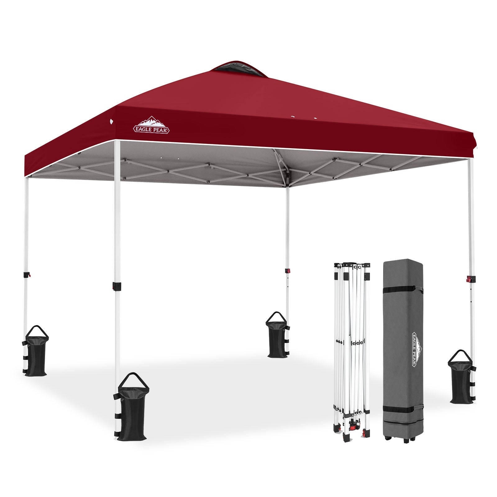 Easy Setup Straight Leg 10x10 Pop Up Canopy Tent – Eagle Peak®