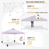 Easy Setup Straight Leg 10x10 Pop Up Canopy Tent w/ 100 sqft of Shade - Eagle Peak Custom Canopy Tent