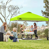 Easy Setup Straight Leg 10x10 Pop Up Canopy Tent w/ 100 sqft of Shade - Eagle Peak Custom Canopy Tent