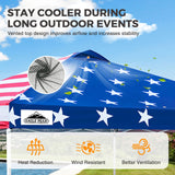 Easy Setup Straight Leg 10x10 Pop Up Canopy Tent w/ 100 sqft of Shade - Eagle Peak®