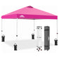 Easy Setup Straight Leg 10x10 Pop Up Canopy Tent w/ 100 sqft of Shade - Eagle Peak Custom Canopy Tent