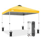 Easy Setup Straight Leg 10x10 Pop Up Canopy Tent w/ 100 sqft of Shade - Eagle Peak®