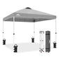 Easy Setup Straight Leg 10x10 Pop Up Canopy Tent w/ 100 sqft of Shade - Eagle Peak®