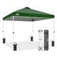 Easy Setup Straight Leg 10x10 Pop Up Canopy Tent w/ 100 sqft of Shade - Eagle Peak®