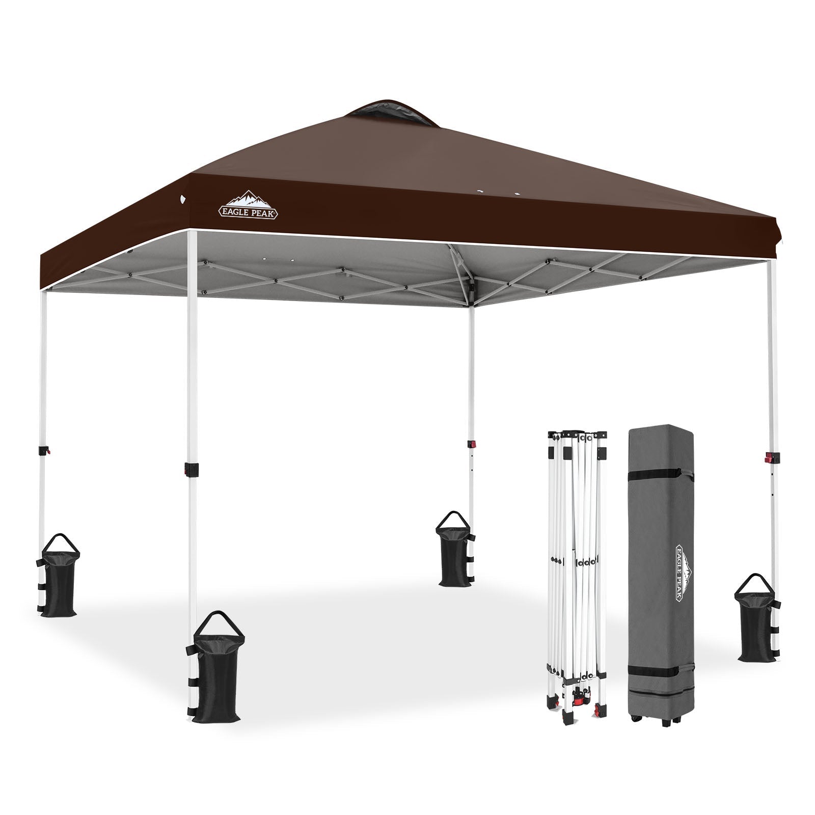 Easy Setup Straight Leg 10x10 Pop Up Canopy Tent – Eagle Peak®
