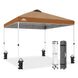 Easy Setup Straight Leg 10x10 Pop Up Canopy Tent w/ 100 sqft of Shade - Eagle Peak®