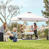 Easy Setup Straight Leg 10x10 Pop Up Canopy Tent w/ 100 sqft of Shade - Eagle Peak Custom Canopy Tent