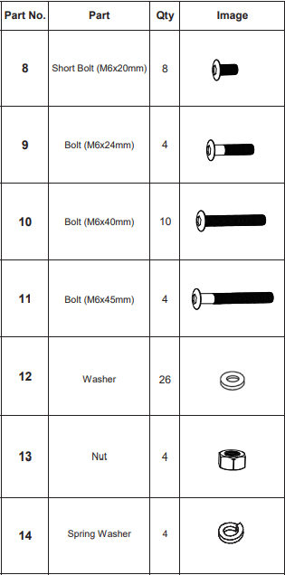 EP - M48 - Hardware Kit - Eagle Peak Custom Canopy Tent