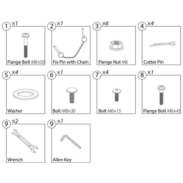 EP - SV01 - Hardware Kit - Eagle Peak Custom Canopy Tent