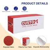 Fitted Table Cloth Cover with Your Business Logo and Design, 4/6/8ft - Eagle Peak