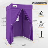 Flat Top 4x4 Pop - up Canopy Changing Room - Eagle Peak Custom Canopy Tent