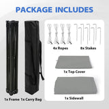 Flat Top 4x4 Pop-up Canopy Changing Room - Eagle Peak®