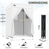 Flex Compact 5x5 Pop - up Canopy Changing Room - Eagle Peak Custom Canopy Tent