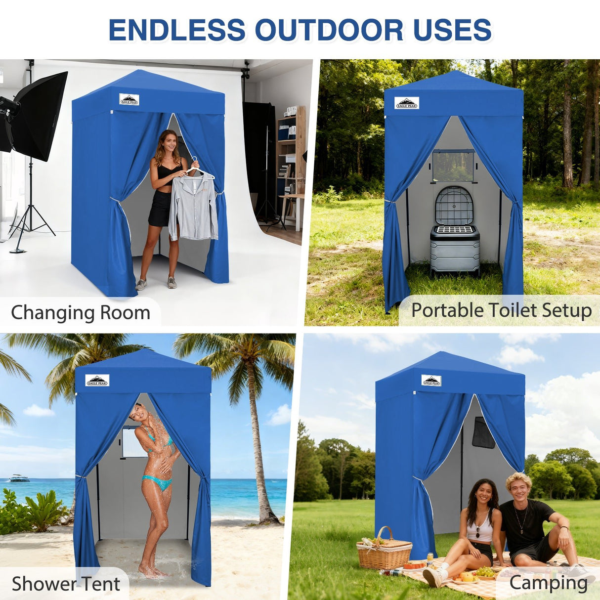 Flex Ultra Compact 4x4 Changing Room - Eagle Peak Custom Canopy Tent