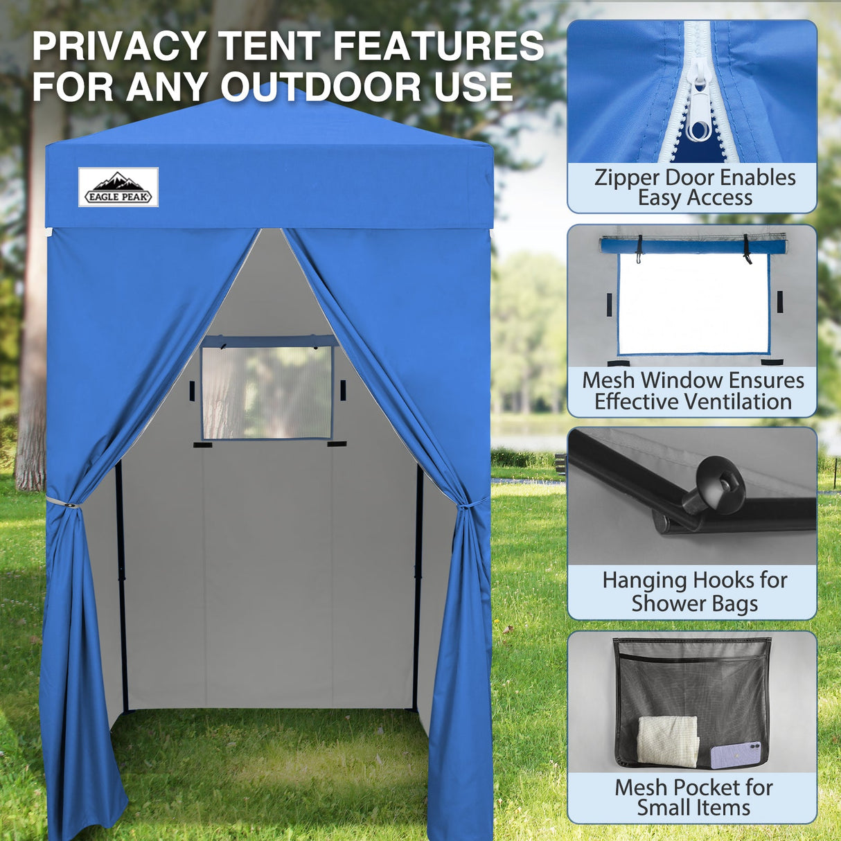 Flex Ultra Compact 4x4 Changing Room - Eagle Peak Custom Canopy Tent