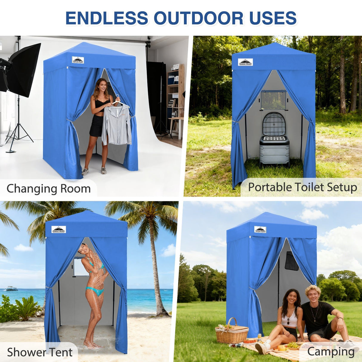 Flex Ultra Compact 4x4 Changing Room - Eagle Peak Custom Canopy Tent
