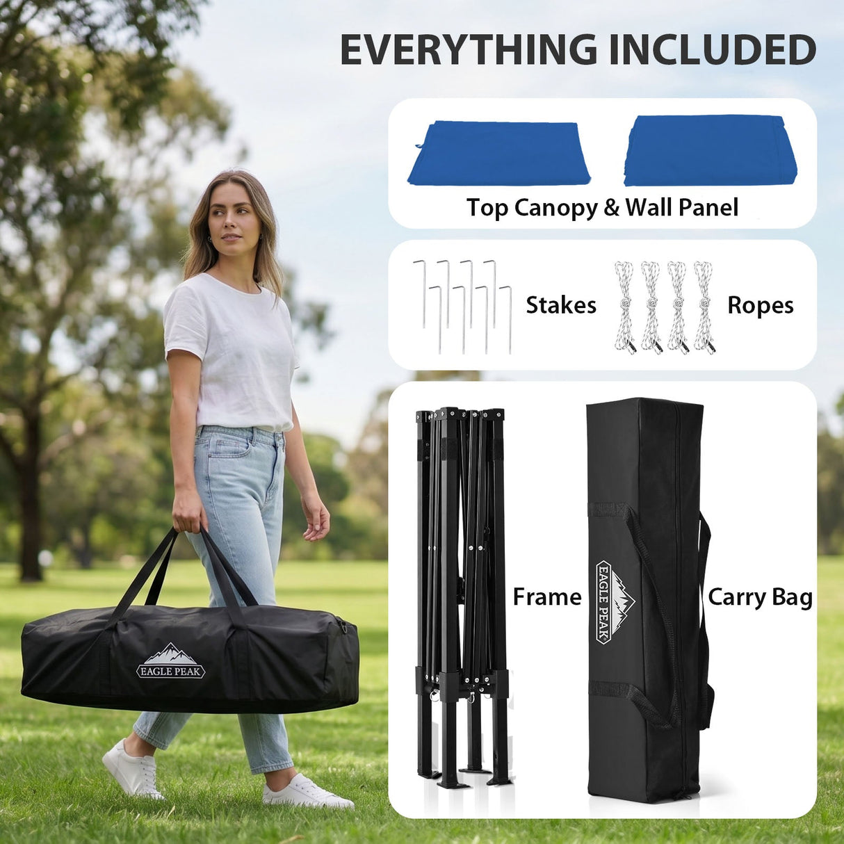 Flex Ultra Compact 4x4 Pop Up Changing Room Canopy - Eagle Peak®