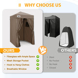 Flex Ultra Compact 4x4 Pop Up Changing Room Canopy - Eagle Peak Custom Canopy Tent