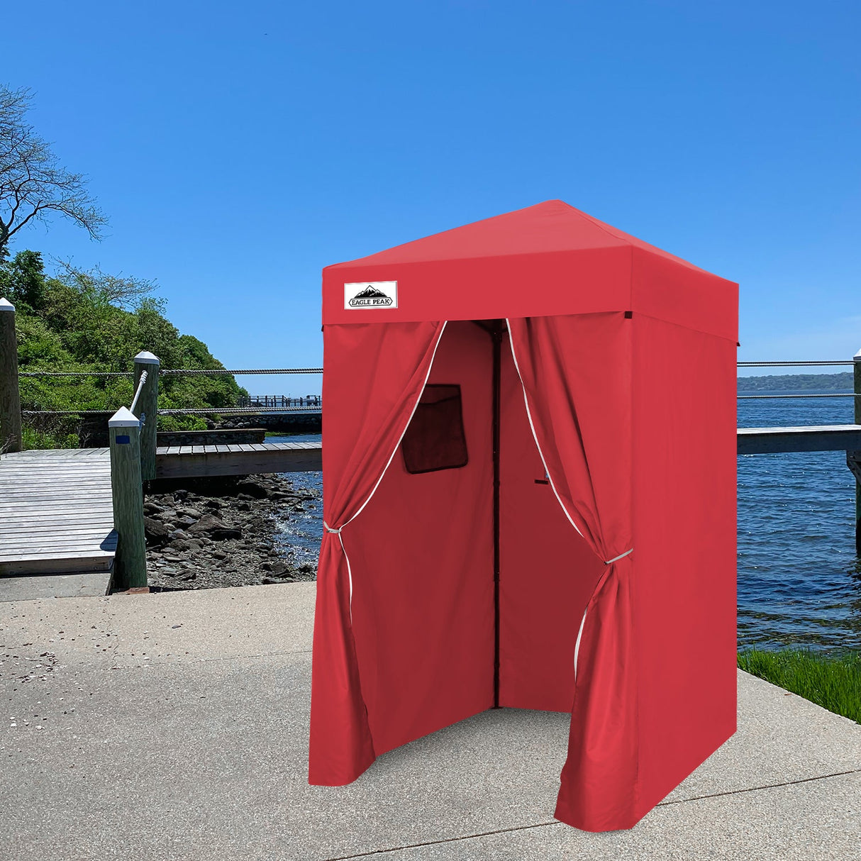 Flex Ultra Compact 4x4 Pop Up Changing Room Canopy - Eagle Peak Custom Canopy Tent