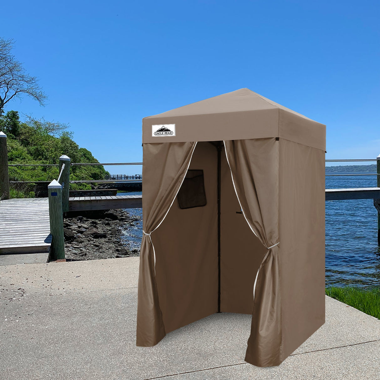 Flex Ultra Compact 4x4 Pop Up Changing Room Canopy - Eagle Peak Custom Canopy Tent