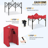 Flex Ultra Compact 4x4 Pop Up Changing Room Canopy - Eagle Peak Custom Canopy Tent