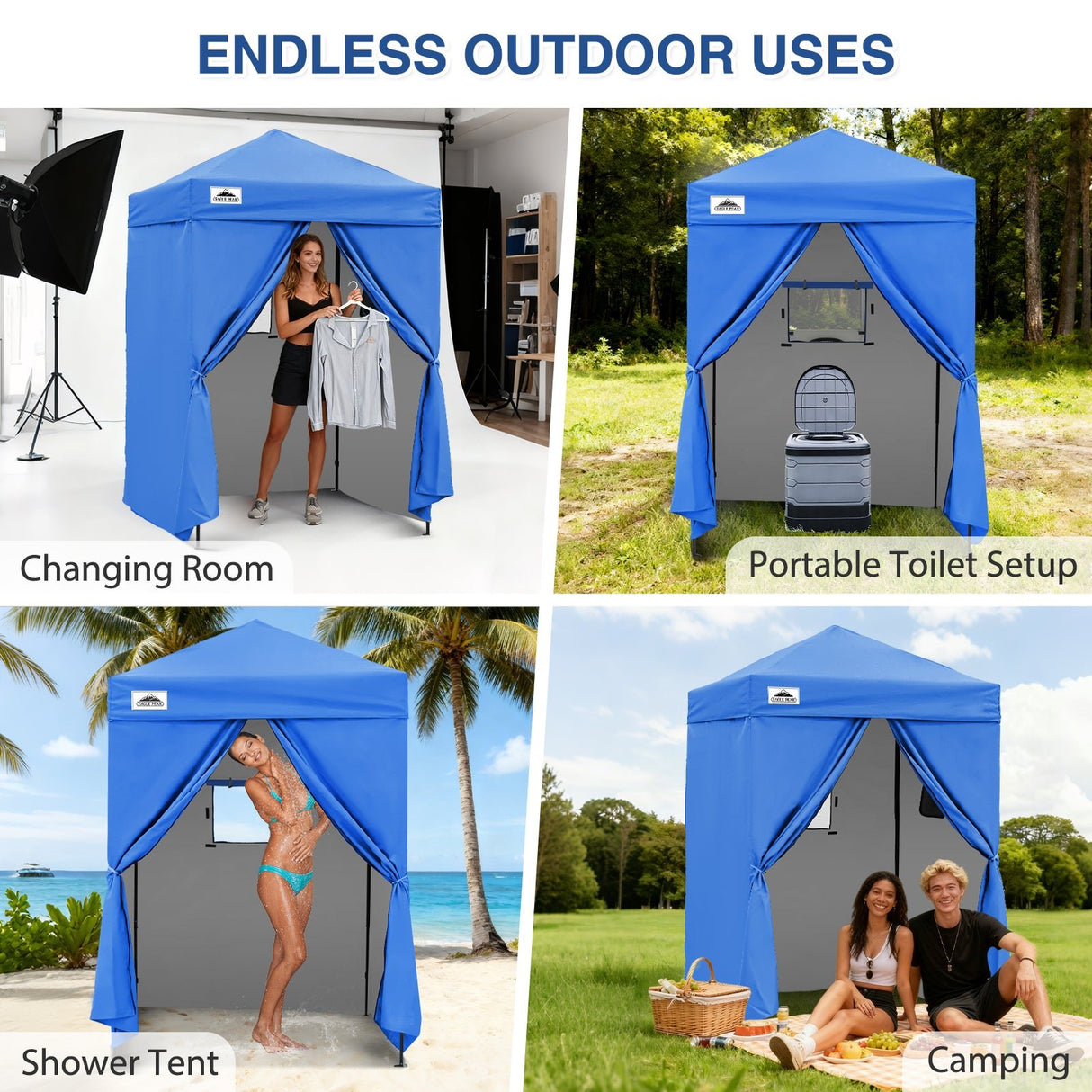 Flex Ultra Compact 5x5 Changing Room - Eagle Peak Custom Canopy Tent
