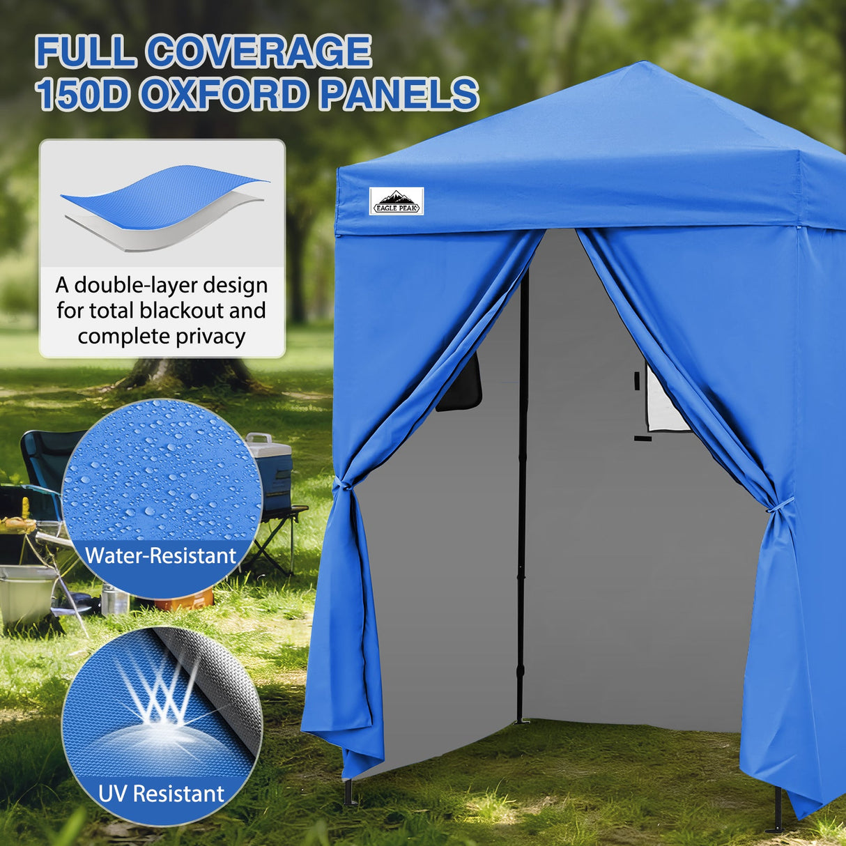 Flex Ultra Compact 5x5 Changing Room - Eagle Peak Custom Canopy Tent