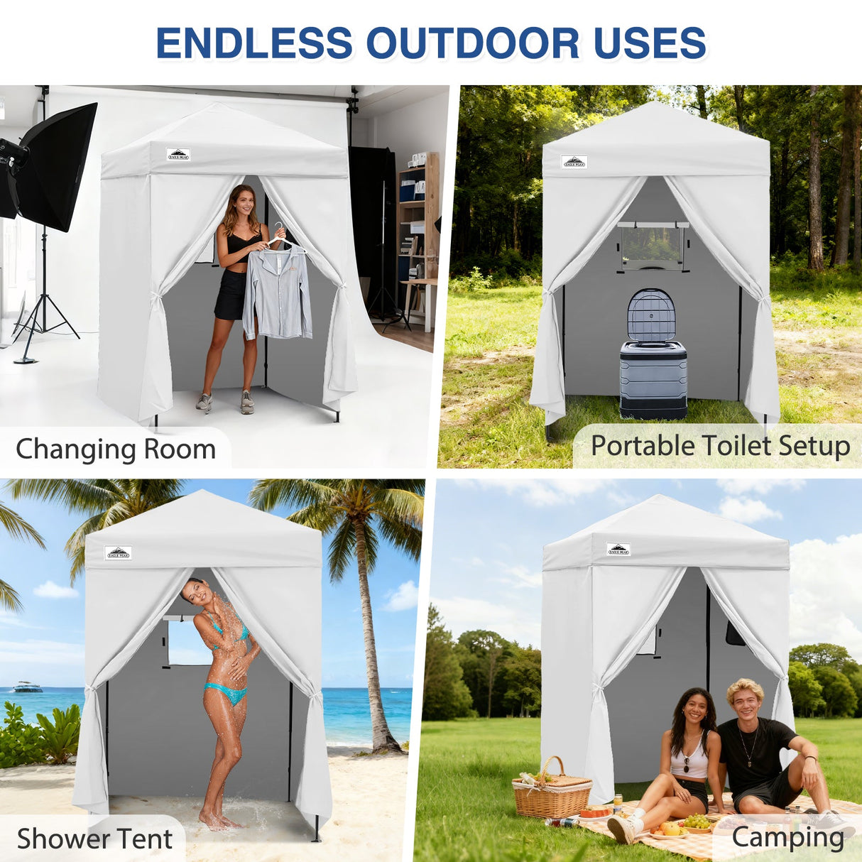 Flex Ultra Compact 5x5 Changing Room - Eagle Peak Custom Canopy Tent