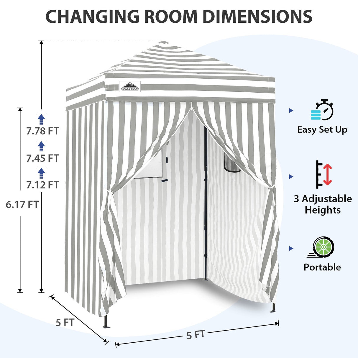 Flex Ultra Compact 5x5 Pop-up Canopy - Eagle Peak®