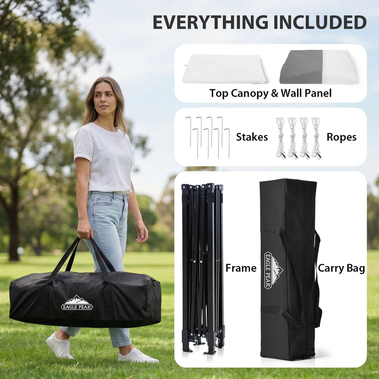 Flex Ultra Compact 5x5 Pop-up Canopy - Eagle Peak®