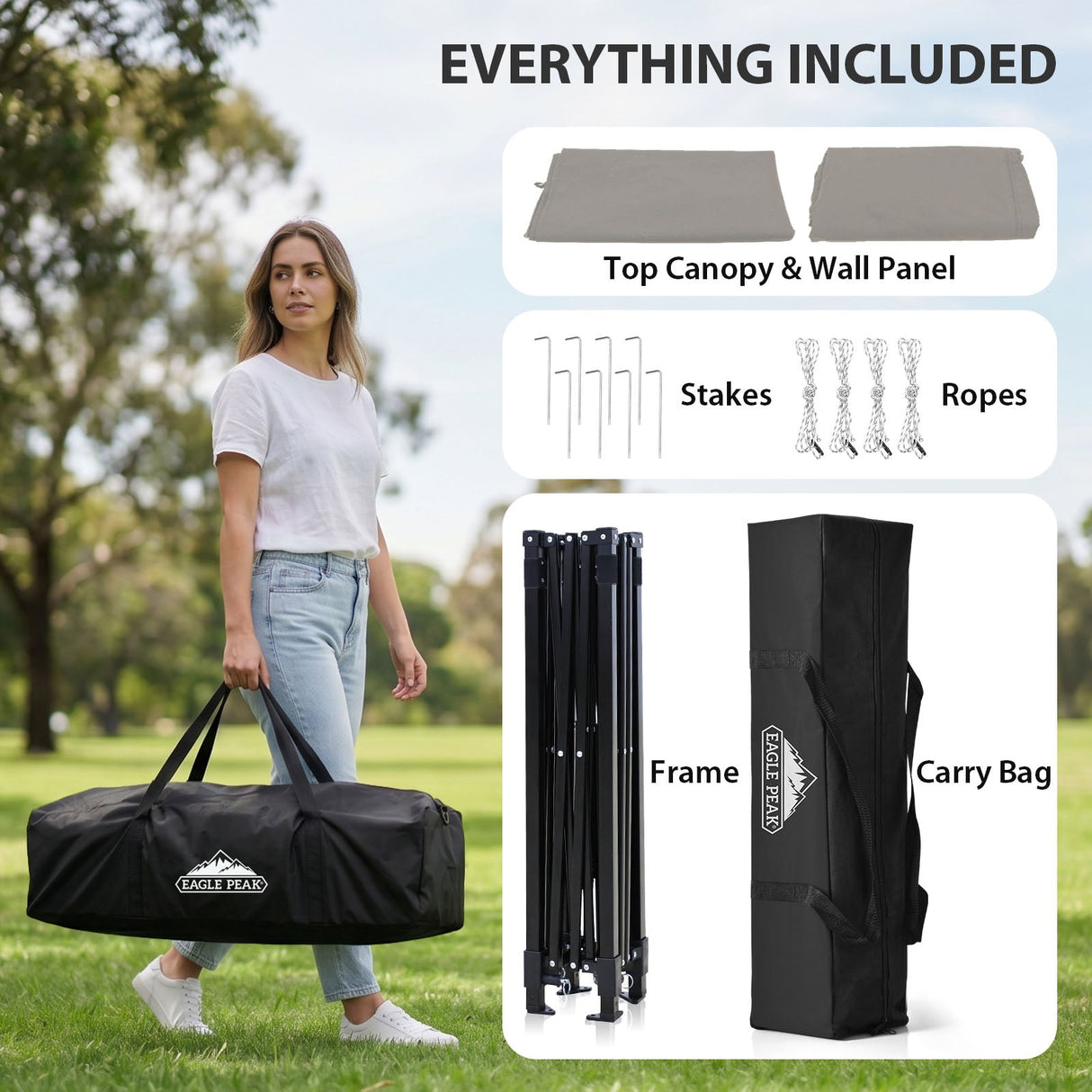Flex Ultra Compact 5x5 Pop-up Canopy - Eagle Peak®
