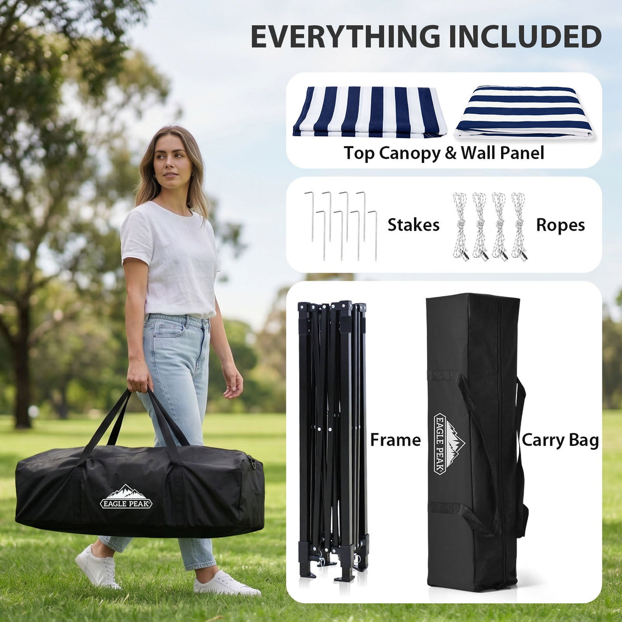 Flex Ultra Compact 5x5 Pop-up Canopy - Eagle Peak®
