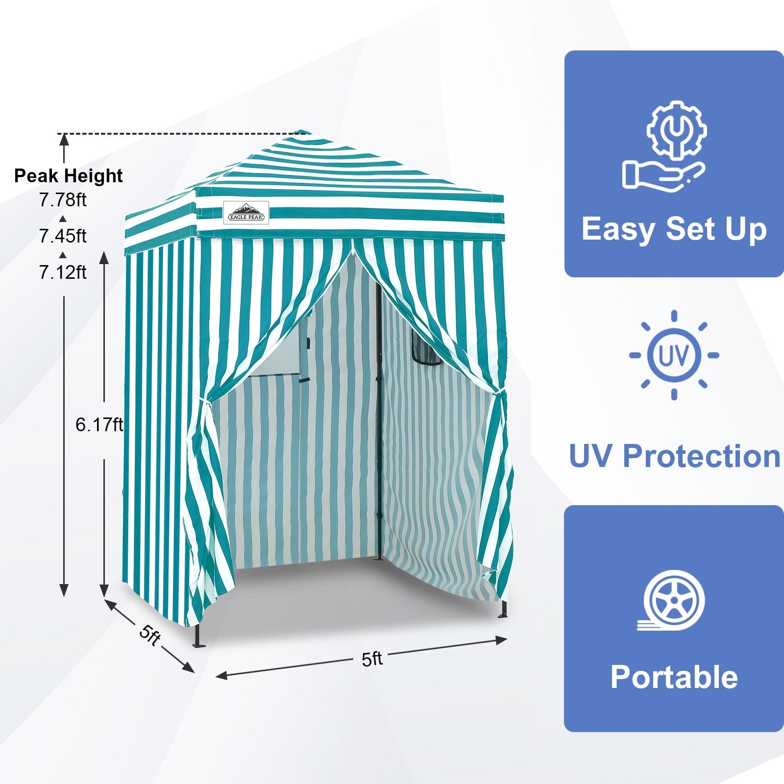 Flex Ultra Compact 5x5 Pop-up Canopy – Eagle Peak