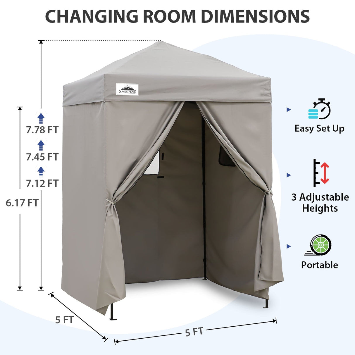 Flex Ultra Compact 5x5 Pop-up Canopy - Eagle Peak®