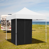 Portable Privacy Tent Hanging Privacy Curtain, Square/Triangular, Black