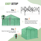 10x10 Walk In Pop Up Greenhouse