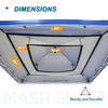 EAGLE PEAK 10x10 Pop up Canopy Tent Mesh Shelf, Universal Gear Loft Hanging Shelf, Fits for Most 10x10 Instant Canopies