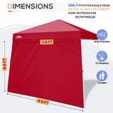 Sunwall / Sidewall for 10x10 Slant Leg Canopy Only, 1 Sidewall