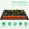 EAGLE PEAK Seedling Heat Mat 10”x20”, UL & MET-Certified Heating Pad for Seed Starting, Waterproof Heating Mat for Seed Germination, Warm Hydroponic Gardening Heating Pad, Contains (1) Warming Mat