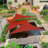 EAGLE PEAK Sun Shade Sail Right Triangle Canopy 12x 12x 17 UV Block Awning for Outdoor Patio Lawn Garden Backyard Deck
