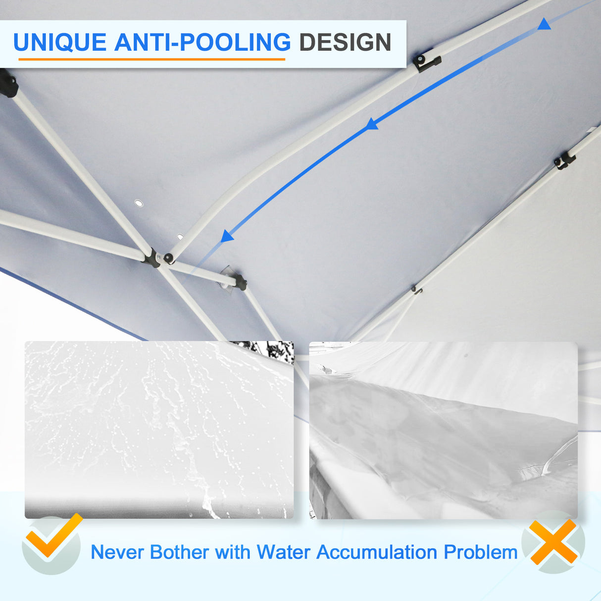 12x12 Commercial Heavy Duty Pop up Canopy with 1 Sidewall