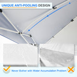 12x12 Commercial Heavy Duty Pop up Canopy with 1 Sidewall