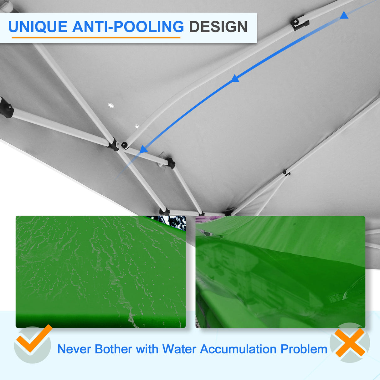 12x12 Commercial Heavy Duty Pop up Canopy with 1 Sidewall