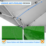 12x12 Commercial Heavy Duty Pop up Canopy with 1 Sidewall