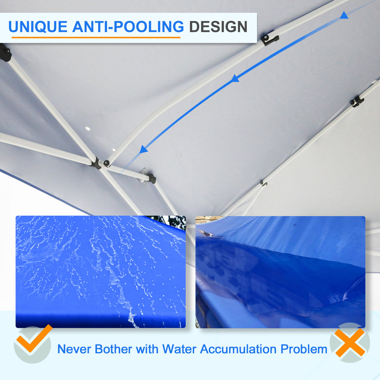 12x12 Commercial Heavy Duty Pop up Canopy with 1 Sidewall